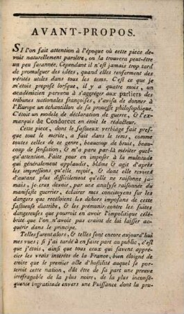 Paraphrase De La Déclaration Guerriere De Condorcet