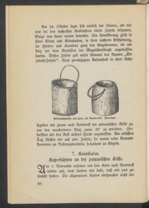 7. Kannibalen. - Kaperfahrten an der peruanischen Küste.