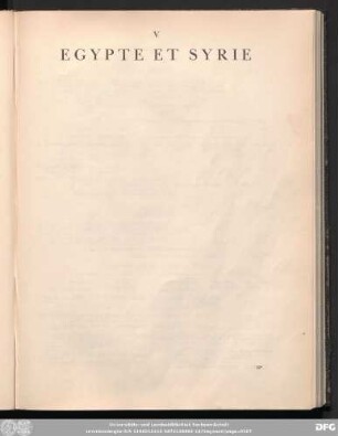 V Egypte Et Syrie