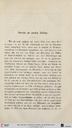Vorrede zur zweiten Auflage