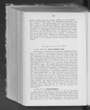 Sitzung am 1. Dezember 1908.