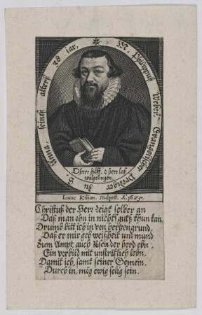 Bildnis des Philippus Weber