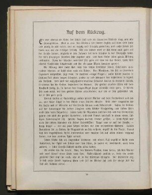 Auf dem Rückzug