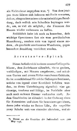 Arrestanten-Spital