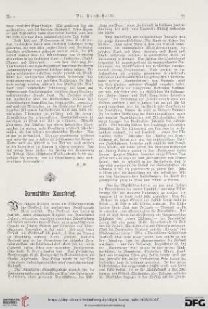 8: Darmstädter Kunstbrief
