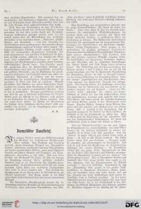 8: Darmstädter Kunstbrief