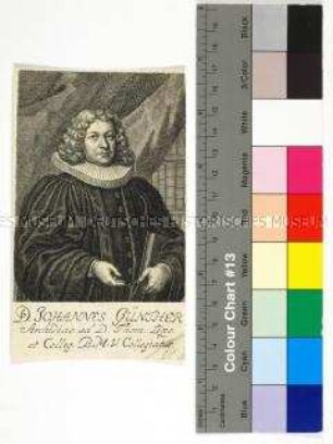 Porträt des evangelischen Theologen und Archidiakons an St. Thomas in Leipzig Johann Günther