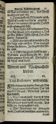 Advent- und Weihnachts-Lieder.