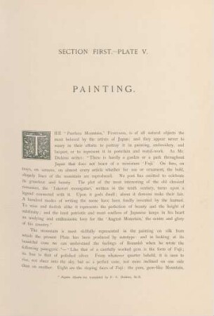 Plate V. Painting