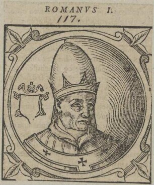 Bildnis von Papst Romanvs I.