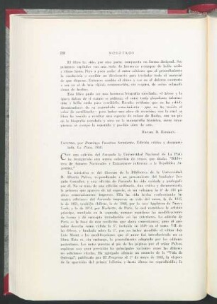 Facundo, por Domingo Faustino Sarmiento
