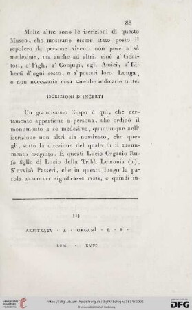 Iscrizioni d'Incerti