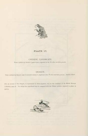 Plate 17. Chinese landscape. - Dragon