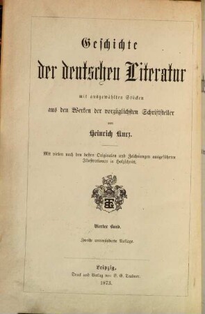Geschichte der deutschen Literatur : mit ausgewählten Stücken aus den Werken der vorzüglichsten Schriftsteller, 4. Geschichte der neuesten deutschen Literatur von 1830 bis auf die Gegenwart