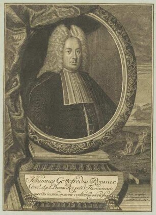 Bildnis des Johannes Gottofredus Roesner