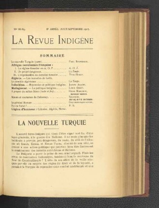 Sommaire.