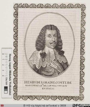 Bildnis Henri de Lorraine, comte d'Harcourt