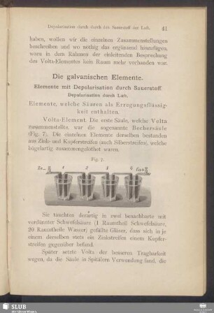 Die galvanischen Elemente