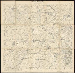 Äquidistantenkarte 141 : Section Misslareuth, 1877 : Section Misslareuth. - 1:25000. - Leipzig: Giesecke & Devrient, 1877. - 1 Kt.