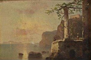 Südliche Meereslandschaft mit Ischia