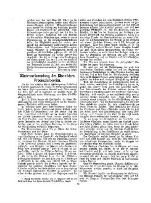 Winterversammlung des Rheinischen Provinzialvereins