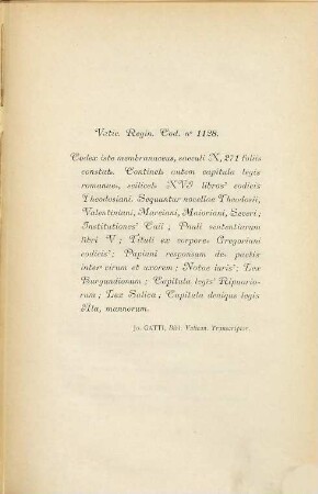 La loi Gombette : Reproduction intégrale de tous les manuscrits connus, II. Manuscrit n° 1128