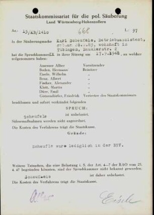 Scheufele, Karl