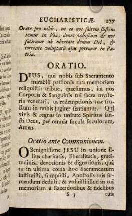 277-280, Oratio