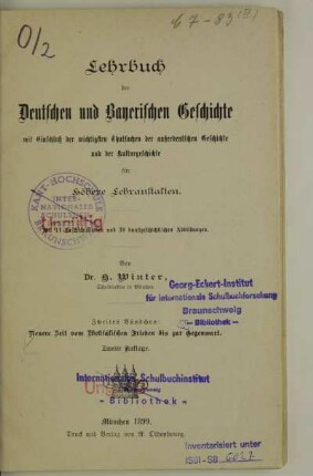 Bd. 2: Neuere Zeit vom Westfälischen Frieden bis zur Gegenwart
