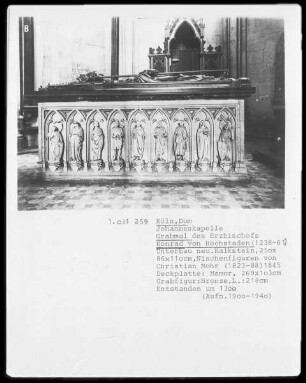 Grabmal des Erzbischofs Konrad von Hochstaden (1236-1261)
