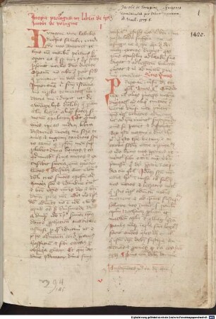 Sermones de tempore - BSB Clm 14231