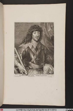 Princeps Gaston de Francia [Porträt des Gaston d' Orléans; Gaston de France, Duc d' Orléans; Portret van Gaston Jean-Baptiste van Frankrijk, hertog van Orléans]
