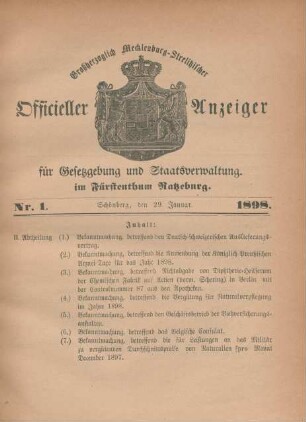 29. Januar-31. December = Nr. 1-23