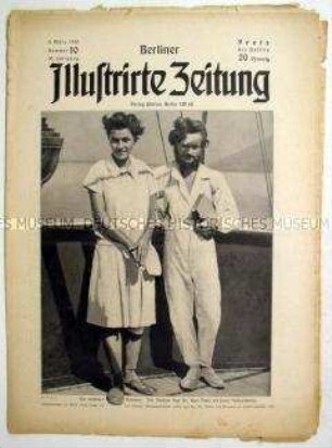 Wochenzeitschrift "Berliner Illustrirte Zeitung" u.a. über das größte deutsche Schiff "Europa"