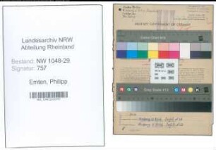Entnazifizierung Philipp Emten , geb. 23.03.1908 (Heizer)