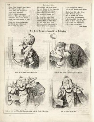 "Der Herr Commercienrath am Telephon"