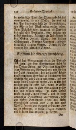 144-149, Drittens die Morgenbetrachtung