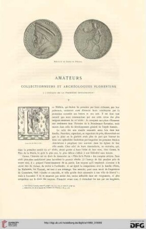 6: Amateurs collectionneurs et archéologues florentins à l'époque de la première Renaissance, [2]