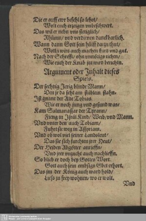Argument oder Inhalt dieses Spiels