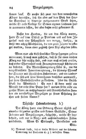 Tägliche Lebensordnung