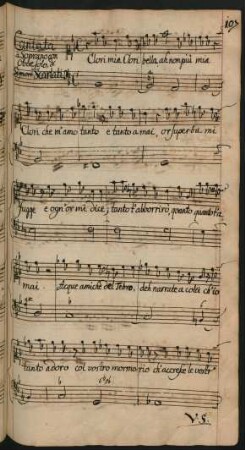 Clori mia Clori bella; S, b.fig, ob; B-Dur; HanS 129