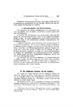 Die politischen Parteien und die Schule