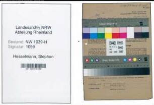 Entnazifizierung Stephan Hesselmann , geb. 13.01.1920 (Polizist)