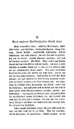 Was unsern Volksschulen Noth thut