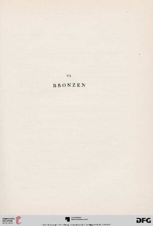 VII. Bronzen (Nr. 361-402)