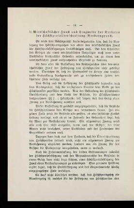 44, II.3.b. Wirtschaftlicher Zweck und Tragweite des Verbotes der Höchstpreisüberschreitung (Verbotsgrund)