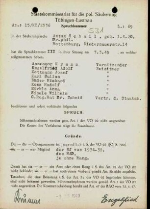 Schall, Anton, Dr.