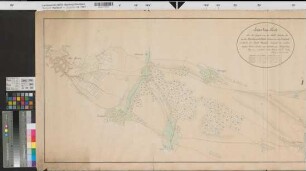 Iserlohn (Iserlohn) - Menden (Menden) projektierte Straße von Iserlohn bis zur Grenze vor Menden 1816 1 : 5000 51 x 169 kol. Zeichnung Lausberg KSA Nr. 556