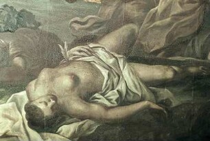 Diana und Apollo töten die Kinder der Niobe
