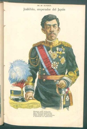 Joshihito, emperador del Japón - [Caricatura] : De mi Guignol